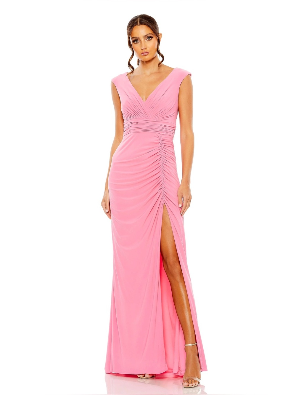 Long Cap Sleeve Formal Dress Cap Sleeves & Formal Style Mac Duggal 55974. $398